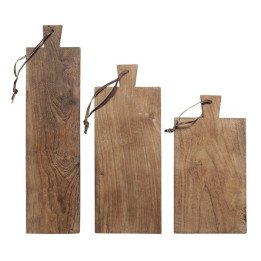 Tabla de cortar bread board teak (set 3) HKliving