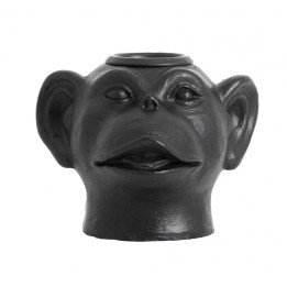 PALVA monkey head candleholder, Nordal Denmark