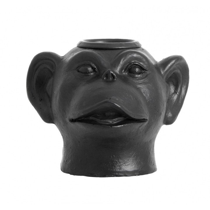 PALVA monkey head candleholder, Nordal Denmark