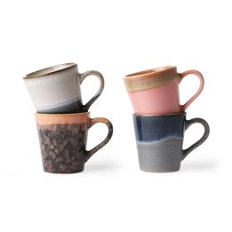 70s Ceramics Espresso Mugs Polaris (Set of 4)