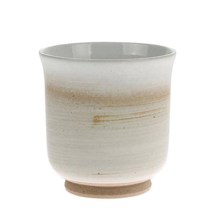 Tazas Blanca y Crema Kyoto pack 6 unid. HK Living