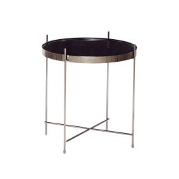Mesa de centro de metal y espejo