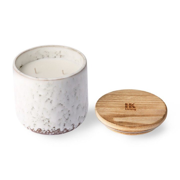 VELA ceramic scented candle: northern soul, HKLiving