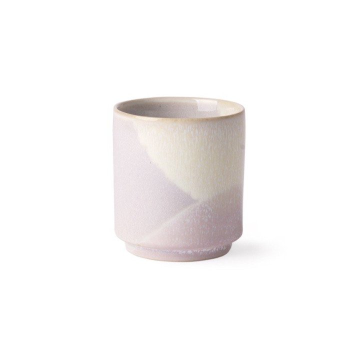 SET 6 Coffee mug lilac/yellow HK Living