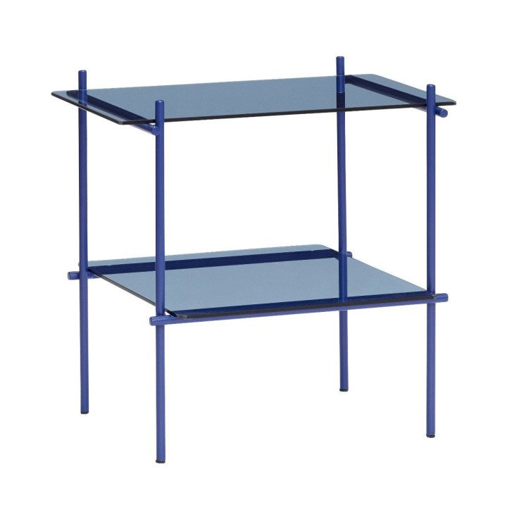 Mesa auxiliar rectangular Azul, Hübsch
