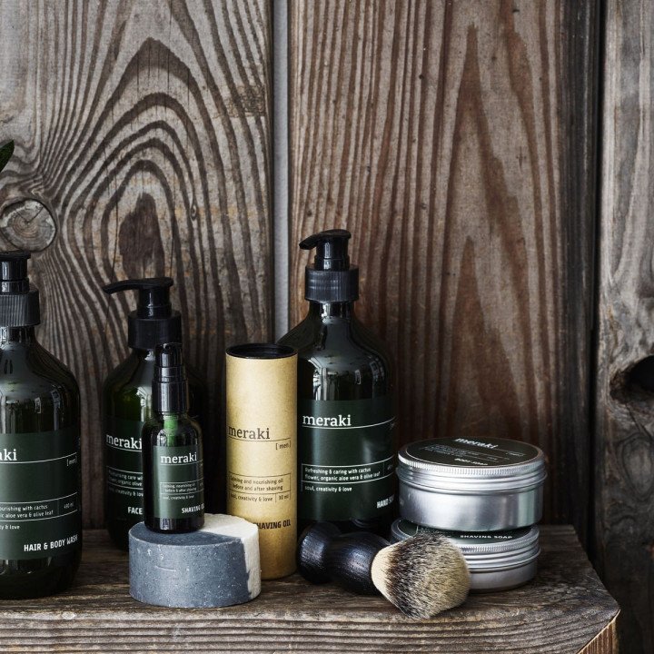 Jabón exfoliante corporal, MERAKI MEN
