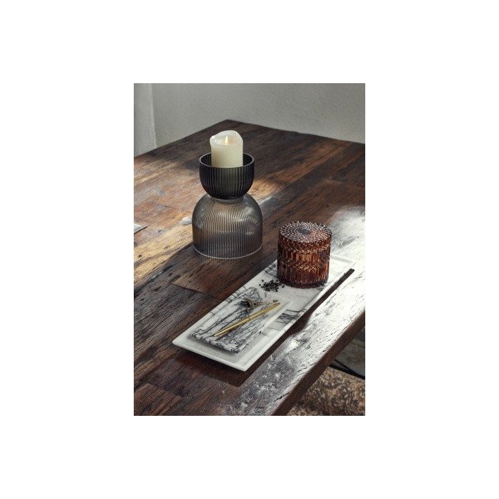 RIVA vase/candleholder, M, black/grey, Nordal Denmark