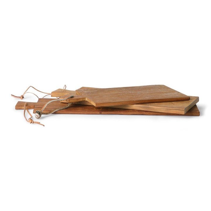Tabla de cortar bread board teak (set 3) HKliving