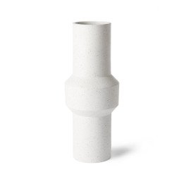 Speckled clay vase straight L, HKLiving