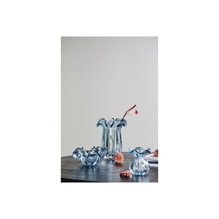 KATAJA hyacinth vase S blue, Nordal Denmark