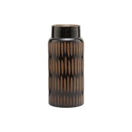 Jarrón Vase PIMPRI Marrón/Negro (alto), House Doctor