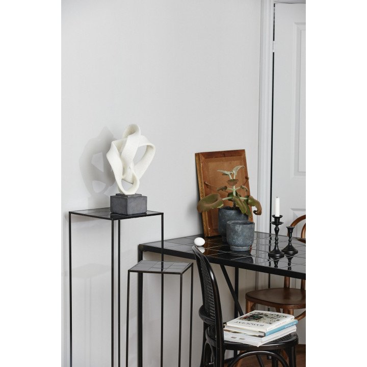 ROSALA deco stand, black/white, Nordal Denmark