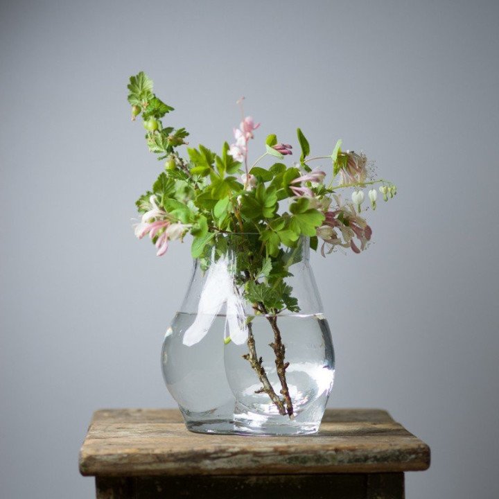 Jarrón CULO Glass Bum Vase, HK Living