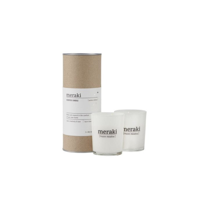 Vela Aromática Winter Edition, Set de 2, Meraki