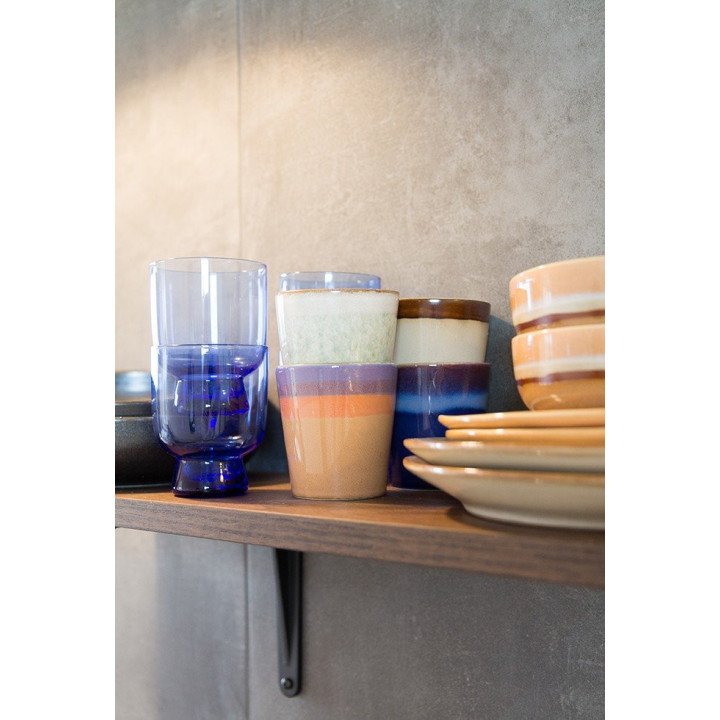 70s ceramics: coffee mugs (set of 6), HKLiving