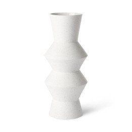Speckled clay vase angular L, HKLiving
