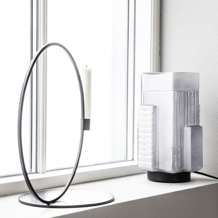Candelabro Cirque Grande, Negro, House Doctor