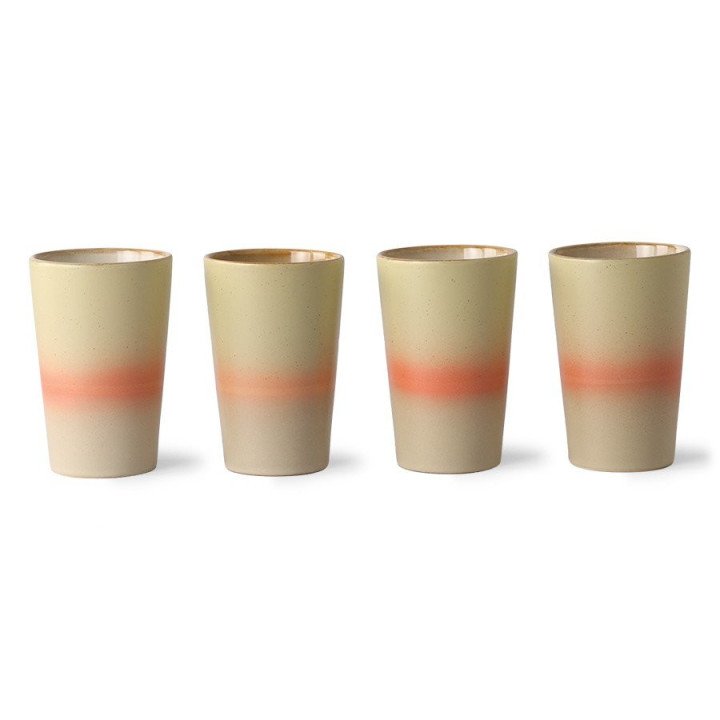 70s ceramics: tea mugs (set of 2), HKLiving