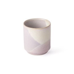 SET 6 Coffee mug lilac/yellow HK Living