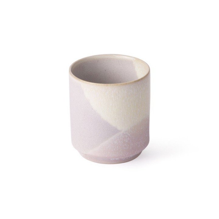 SET 6 Coffee mug lilac/yellow HK Living