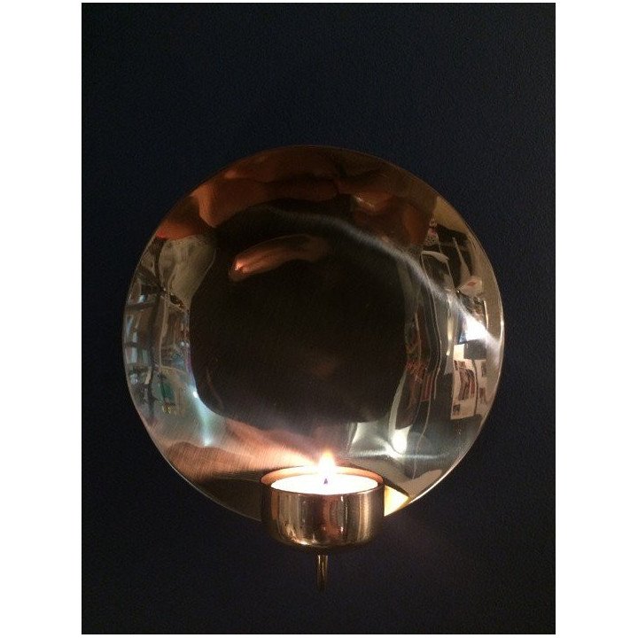 Portavelas de pared circulares