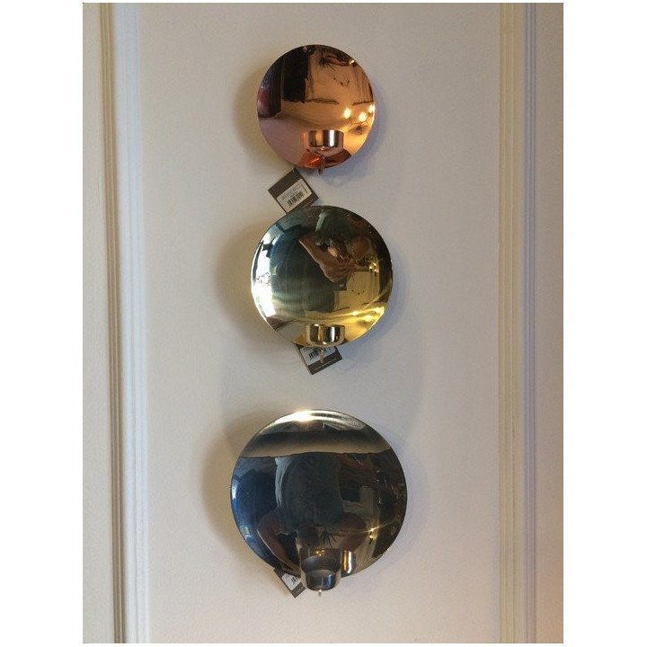 Portavelas de pared circulares