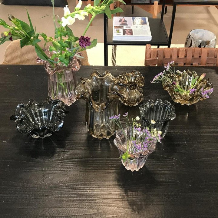 KATAJA vase L brown, Nordal Denmark