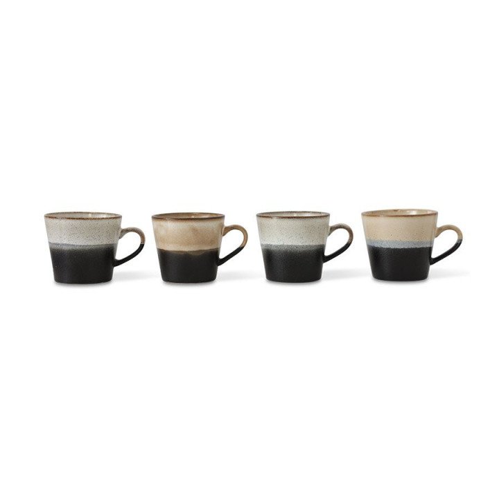 70s ceramics: cappuccino mug Rock Hkliving