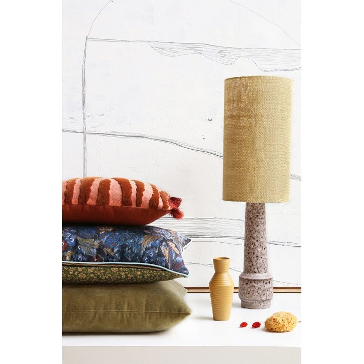 Doris for hkliving: printed cushion blue (35x60)