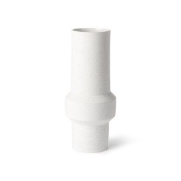 Speckled clay vase straight M, HKLiving