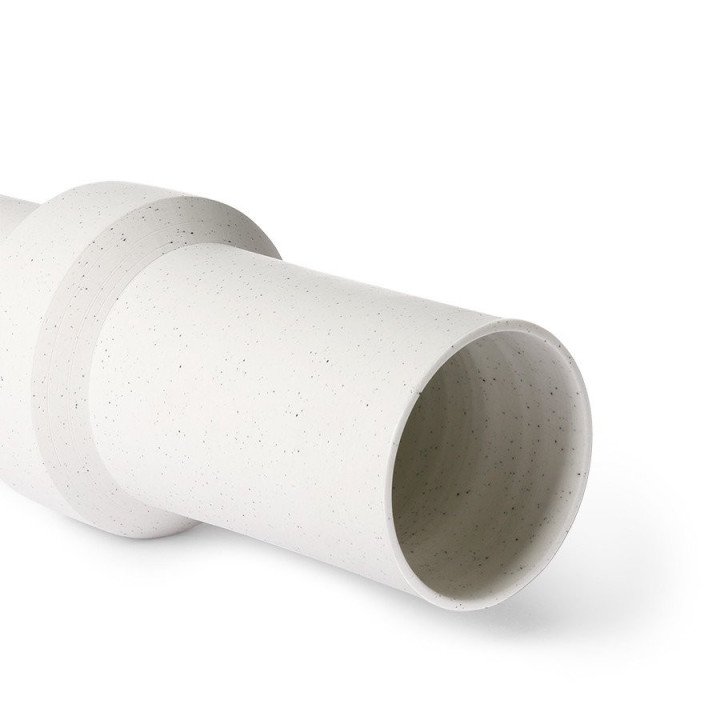 Speckled clay vase straight M, HKLiving