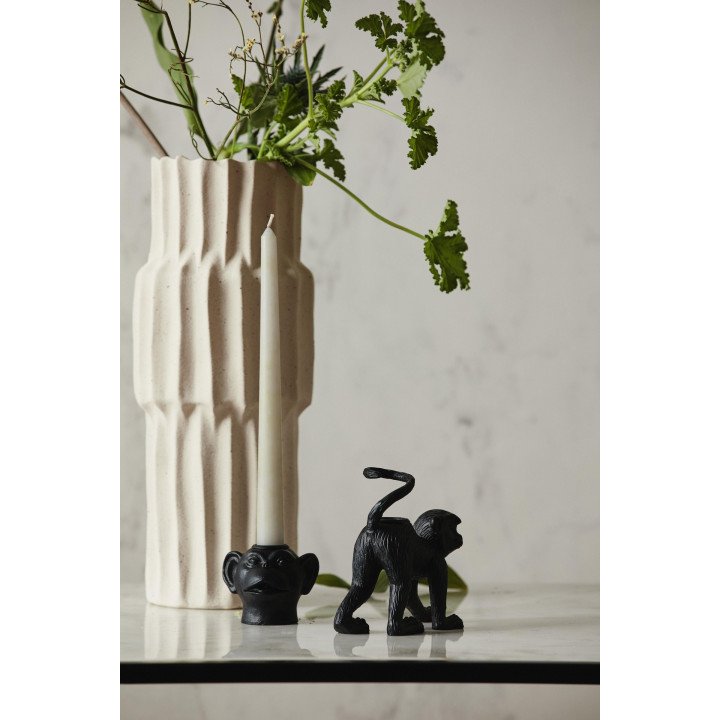 PALVA monkey head candleholder, Nordal Denmark